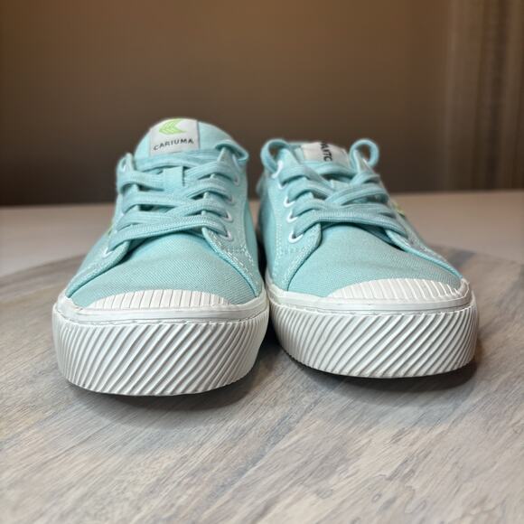 Cariuma Pantone Blue Women's Eggshell Blue Canvas Sneakers US Size 8.5 - Picture 5 of 10